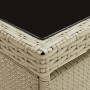 Gartenmöbel 3-teilig aus synthetischem Rattan und beigem Glas von vidaXL, Gartensets - Ref: Foro24-3058310, Preis: 265,55 €, ...