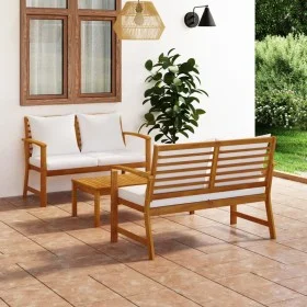 Gartenmöbel 3 Stück Kissen aus massivem Akazienholz von vidaXL, Gartensets - Ref: Foro24-3057788, Preis: 403,00 €, Rabatt: %