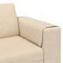 Juego de Sofá 3 pcs Crema tela