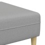 Juego de Sofá 3 pcs Gris nube tela