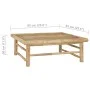 Gartenmöbel-Set 6-teilig aus Bambus und cremeweißen Kissen von vidaXL, Gartensets - Ref: Foro24-3058239, Preis: 626,40 €, Rab...