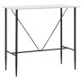 High table and 5 black plastic stools set by vidaXL, Furniture sets for kitchens and dining rooms - Ref: Foro24-279874, Price...