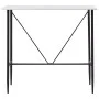 High table and 5 black plastic stools set by vidaXL, Furniture sets for kitchens and dining rooms - Ref: Foro24-279874, Price...