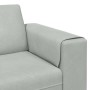 Juego de Sofá 3 pcs Gris claro Terciopelo