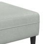 Juego de Sofá 3 pcs Gris claro Terciopelo