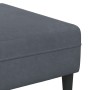 Juego de Sofá 3 pcs Gris oscuro Terciopelo