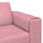 Juego de Sofá 3 pcs Rosa Terciopelo