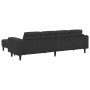 Juego de Sofá 3 pcs Negro Terciopelo