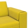 Juego de Sofá 3 pcs Amarillo Terciopelo