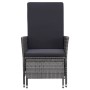 3-piece garden furniture set and gray synthetic rattan cushions by vidaXL, Garden sets - Ref: Foro24-3059373, Price: 287,64 €...
