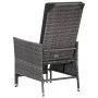 3-piece garden furniture set and gray synthetic rattan cushions by vidaXL, Garden sets - Ref: Foro24-3059373, Price: 285,14 €...