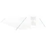 Greenhouse with white steel structure 64 m² 16x4x2 m by vidaXL, Greenhouses - Ref: Foro24-3188078, Price: 647,05 €, Discount: %