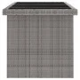 Set de comedor de jardín 9 pzas y cojines ratán sintético gris de vidaXL, Conjuntos de jardín - Ref: Foro24-3059340, Precio: ...