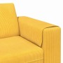 Sofá de tela Amarillo Claro Telas de pana