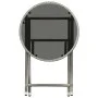3-piece synthetic rattan garden bistro set with tempered glass, in gray. by vidaXL, Garden sets - Ref: Foro24-3058385, Price:...