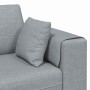 Sofá de tela con cojín Gris Claro 208 cm tela