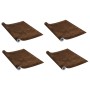 Self-adhesive door sheets 4 pcs PVC dark oak 210x90 cm by vidaXL, window films - Ref: Foro24-3059643, Price: 32,91 €, Discoun...