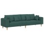 Sofá de tela con cojín Verde oscuro 208 cm tela