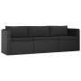 8-teiliges Gartenmöbel-Set und Kissen Kunstrattan schwarz von vidaXL, Gartensets - Ref: Foro24-3059502, Preis: 765,92 €, Raba...