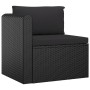 8-teiliges Gartenmöbel-Set und Kissen Kunstrattan schwarz von vidaXL, Gartensets - Ref: Foro24-3059502, Preis: 765,92 €, Raba...