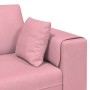 Sofá de terciopelo con cojín Rosa 209 cm Terciopelo