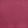 Sofá de terciopelo con cojín Rojo vino 208 cm Terciopelo