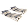 Slatted bases with 42 slats 7 zones 2 units 90x200 cm by vidaXL, Beds and slatted bases - Ref: Foro24-3051434, Price: 248,55 ...