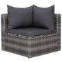 7-piece garden sofa set and gray synthetic rattan cushions by vidaXL, Garden sets - Ref: Foro24-3059492, Price: 781,49 €, Dis...