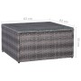 7-piece garden sofa set and gray synthetic rattan cushions by vidaXL, Garden sets - Ref: Foro24-3059492, Price: 873,26 €, Dis...