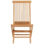 Garden dining set 5 pieces solid teak wood by vidaXL, Garden sets - Ref: Foro24-3059583, Price: 326,40 €, Discount: %