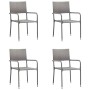 5-Piece Gray Synthetic Rattan Garden Dining Set by vidaXL, Garden sets - Ref: Foro24-3059443, Price: 174,11 €, Discount: %