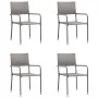 5-Piece Gray Synthetic Rattan Garden Dining Set by vidaXL, Garden sets - Ref: Foro24-3059443, Price: 167,48 €, Discount: %