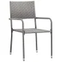 5-Piece Gray Synthetic Rattan Garden Dining Set by vidaXL, Garden sets - Ref: Foro24-3059443, Price: 167,48 €, Discount: %