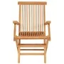 5-teiliges Garten-Essset aus massivem Teakholz von vidaXL, Gartensets - Ref: Foro24-3059595, Preis: 509,59 €, Rabatt: %