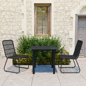 3-piece garden dining set synthetic rattan and glass by vidaXL, Garden sets - Ref: Foro24-3060249, Price: 327,28 €, Discount: %
