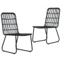 3-piece garden dining set synthetic rattan and glass by vidaXL, Garden sets - Ref: Foro24-3060249, Price: 327,28 €, Discount: %