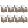 Garten-Essgruppe 9-teilig aus braunem synthetischem Rattan von vidaXL, Gartensets - Ref: Foro24-3057797, Preis: 1,00 €, Rabat...