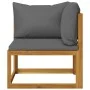 6-piece garden furniture set with solid acacia wood cushions by vidaXL, Garden sets - Ref: Foro24-3057610, Price: 556,01 €, D...