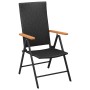 5-teiliges Garten-Essset in Schwarz und Braun von vidaXL, Gartensets - Ref: Foro24-3060089, Preis: 361,04 €, Rabatt: %