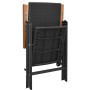 5-teiliges Garten-Essset in Schwarz und Braun von vidaXL, Gartensets - Ref: Foro24-3060089, Preis: 361,04 €, Rabatt: %