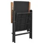 5-teiliges Garten-Essset in Schwarz und Braun von vidaXL, Gartensets - Ref: Foro24-3060089, Preis: 355,79 €, Rabatt: %