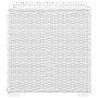 Garden loungers and table 3 pieces white synthetic rattan by vidaXL, Loungers - Ref: Foro24-3057664, Price: 327,06 €, Discoun...