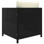 5-teiliges Gartenmöbel-Set und schwarze synthetische Rattankissen von vidaXL, Gartensets - Ref: Foro24-3059780, Preis: 298,42...