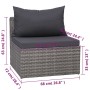 8-piece garden sofa set and gray synthetic rattan cushions by vidaXL, Garden sets - Ref: Foro24-3059494, Price: 868,26 €, Dis...