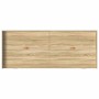 Cama con almacenamiento Roble Sonoma 80 x 200 cm Madera