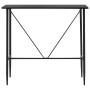 5-piece black plastic high table and stools set by vidaXL, Furniture sets for kitchens and dining rooms - Ref: Foro24-279851,...