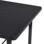5-teiliges Set mit hohem Tisch und Hockern aus schwarzem Kunststoff von vidaXL, Möbelsets für Küchen und Esszimmer - Ref: For...