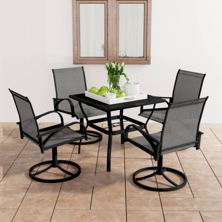 Garten-Essset 5-teilig aus Textilene und Stahl von vidaXL, Gartensets - Ref: Foro24-3060282, Preis: 509,39 €, Rabatt: %