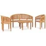Juego de muebles de jardín 4 piezas madera maciza de teca de vidaXL, Conjuntos de jardín - Ref: Foro24-3059962, Precio: 727,3...