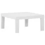 Set de muebles de jardín 4 piezas con cojines plástico blanco de vidaXL, Conjuntos de jardín - Ref: Foro24-3059831, Precio: 2...